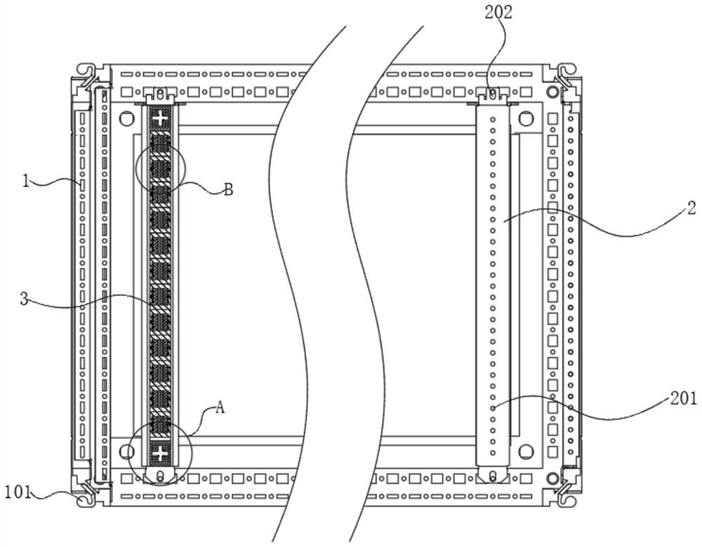 Computer electronic information data connection wire arrangement device