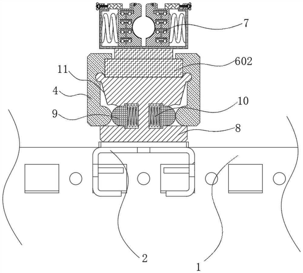 Computer electronic information data connection wire arrangement device