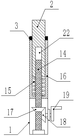 An adjustable portable grounding device for electric power construction