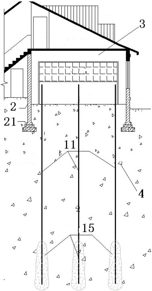 Prestress assembled loaded-sinking type indoor underground warehouse construction method and underground warehouse structure