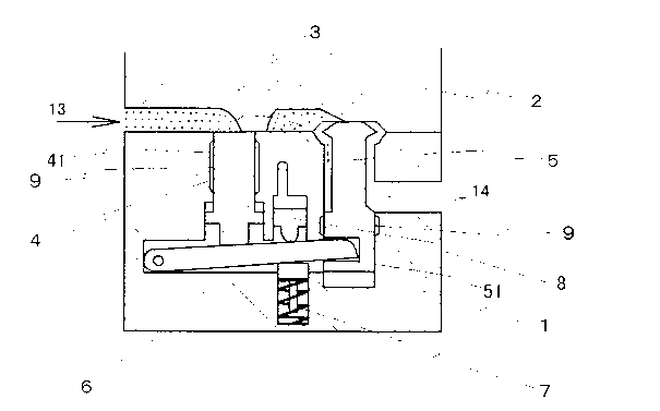 Exhaust device used for casting die