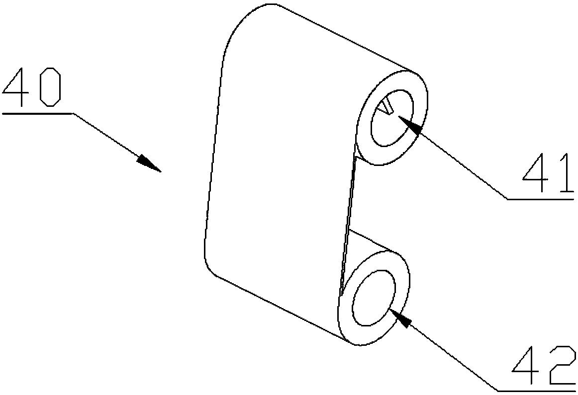 Bed body with horizontal uplift and fall of bed plate