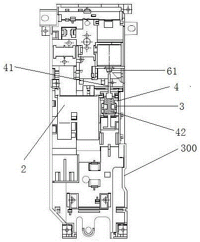 Execution mechanism of low-voltage circuit breaker