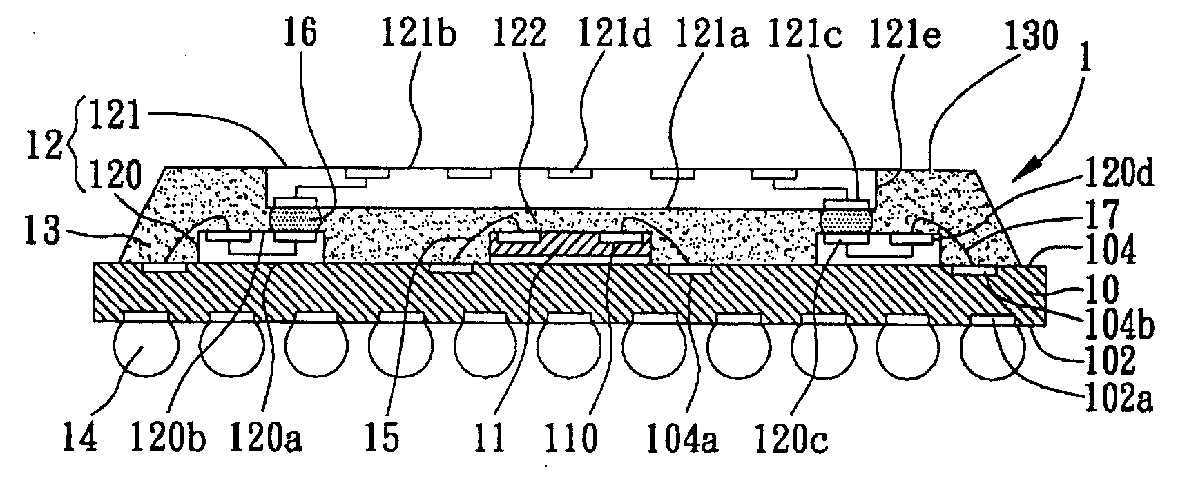 Semiconductor packaging member for semiconductor device stacking and its manufacture method