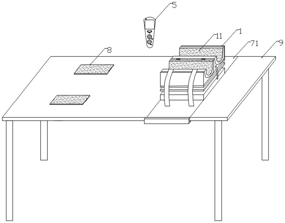 Lumbar vertebra self-rehabilitation training device