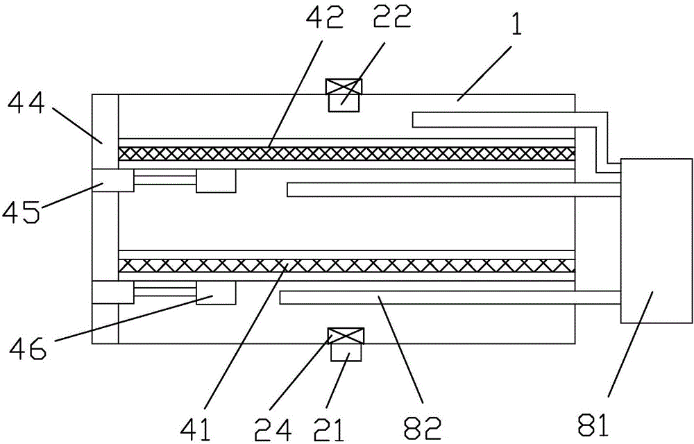 Water body purification device and method for landscape park