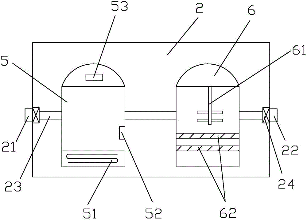 Water body purification device and method for landscape park