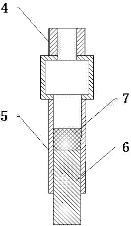 Travelling support arm used for flaw detecting and positioning of welded joint of petroleum pipeline