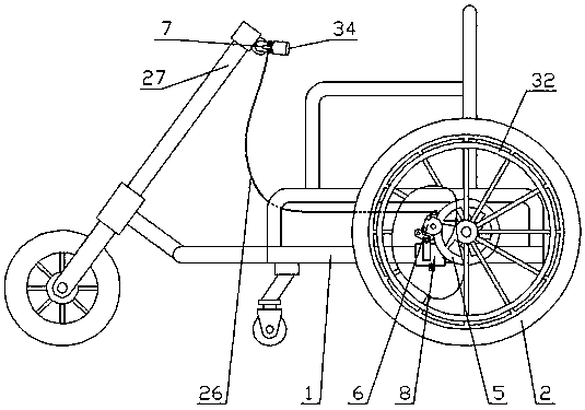 Wheel removal device for wheelchairs