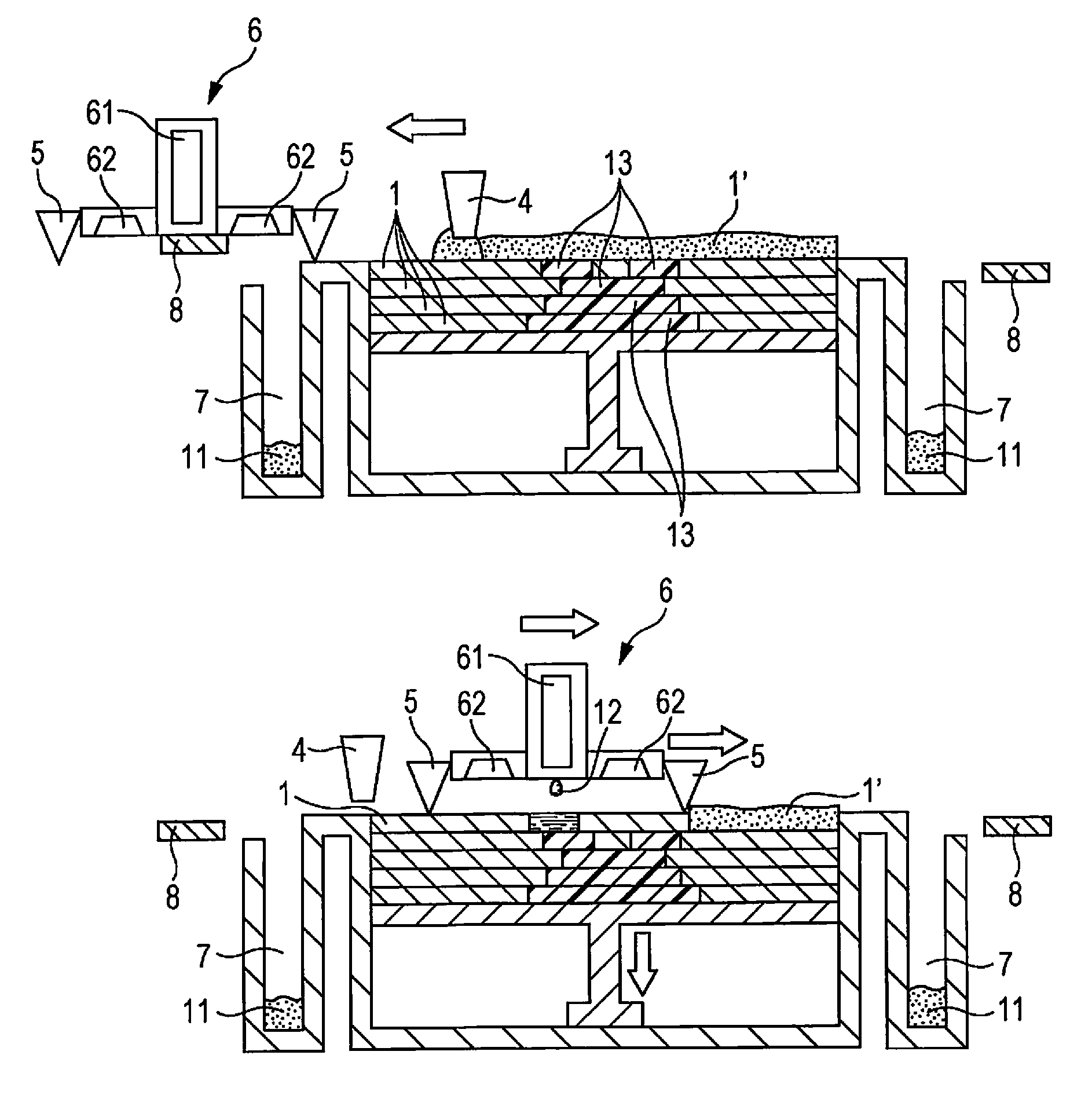 Apparatus for producing three-dimensional structure, method of producing three-dimensional structure, and three-dimensional structure