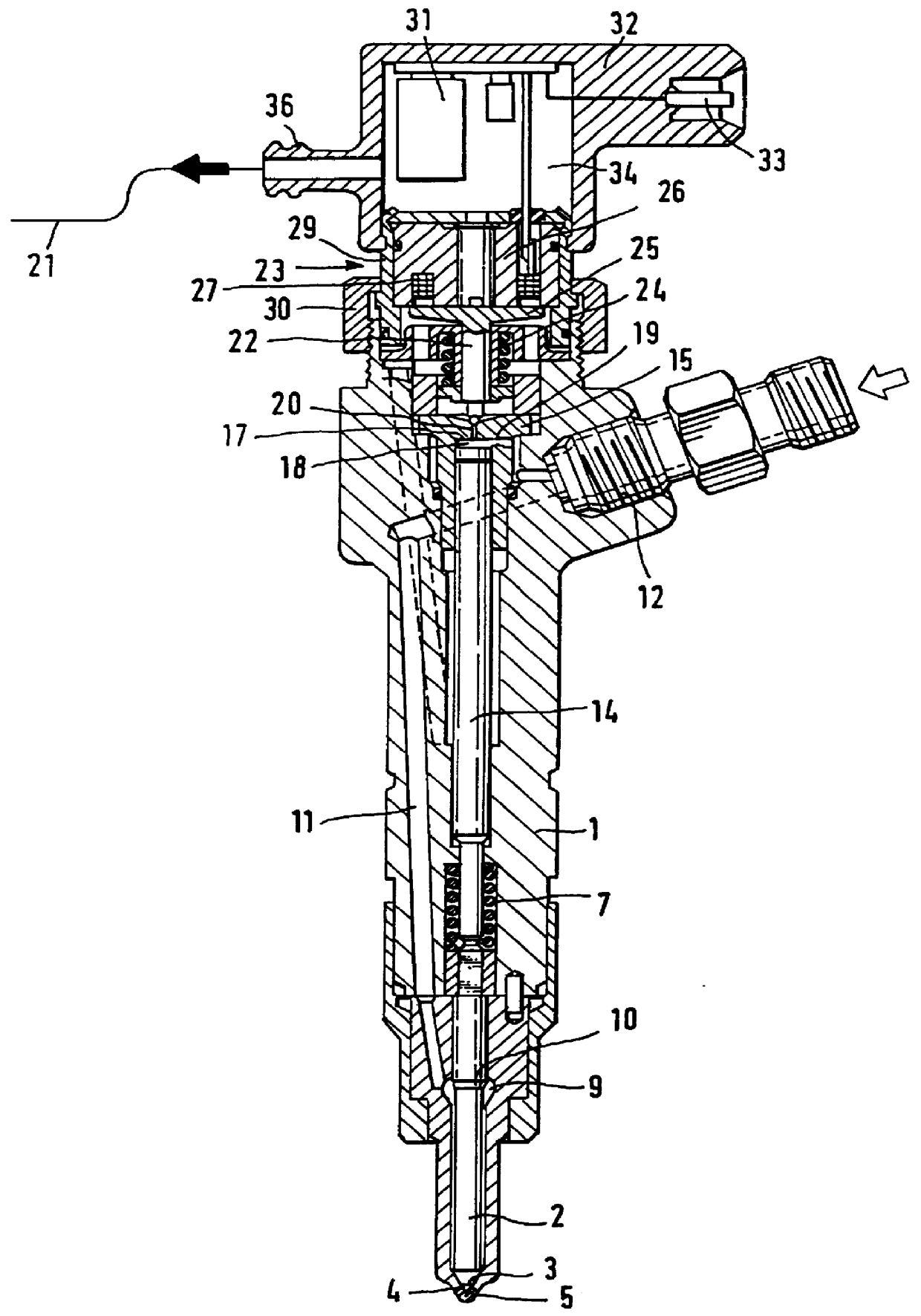 Fuel injection valve for high pressure injection
