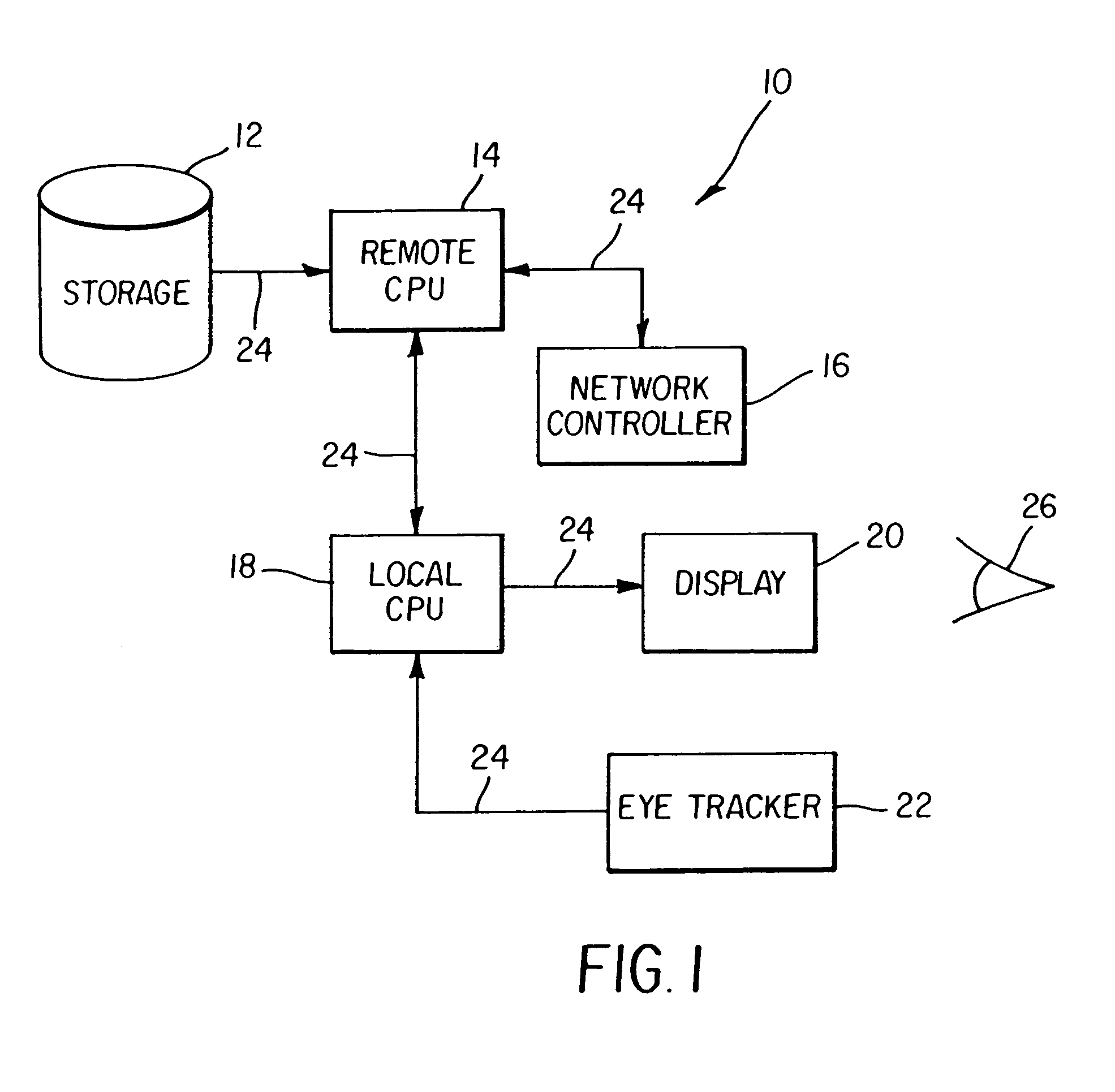 Method and system for displaying an image