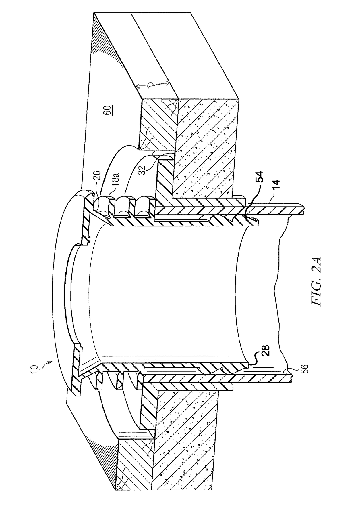 Flexible toilet seal and method