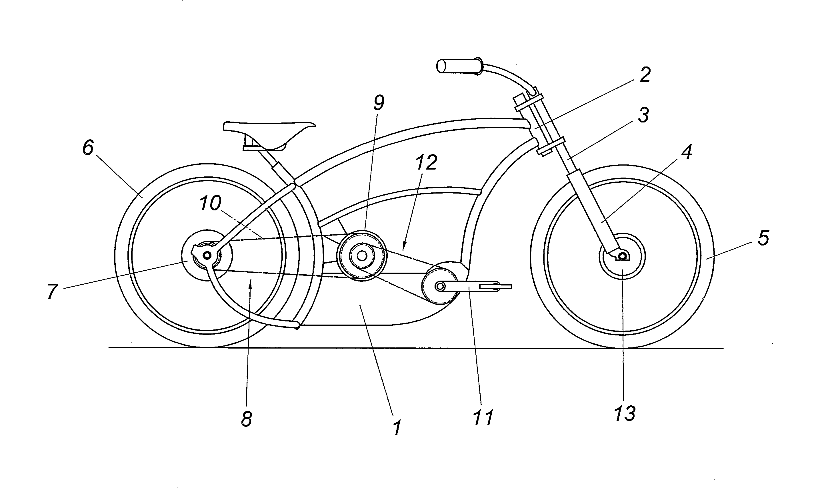 Bicycle having an electrical auiliary drive