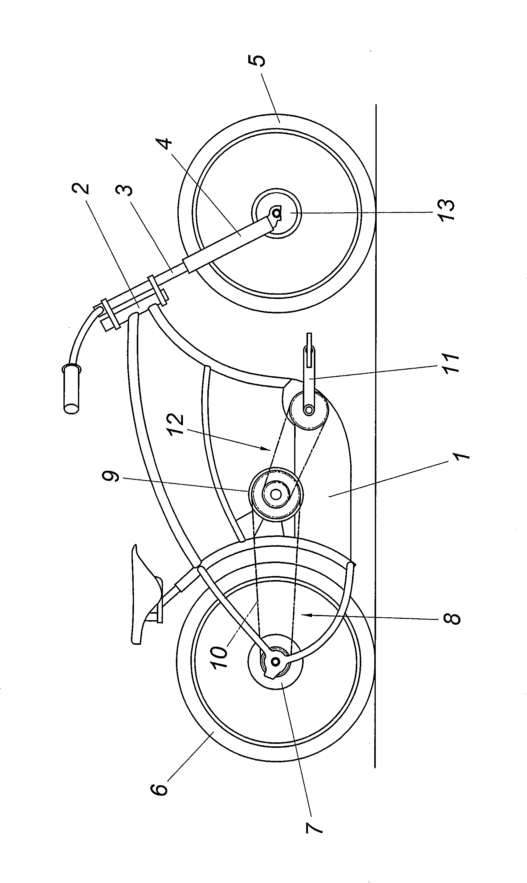 Bicycle having an electrical auiliary drive