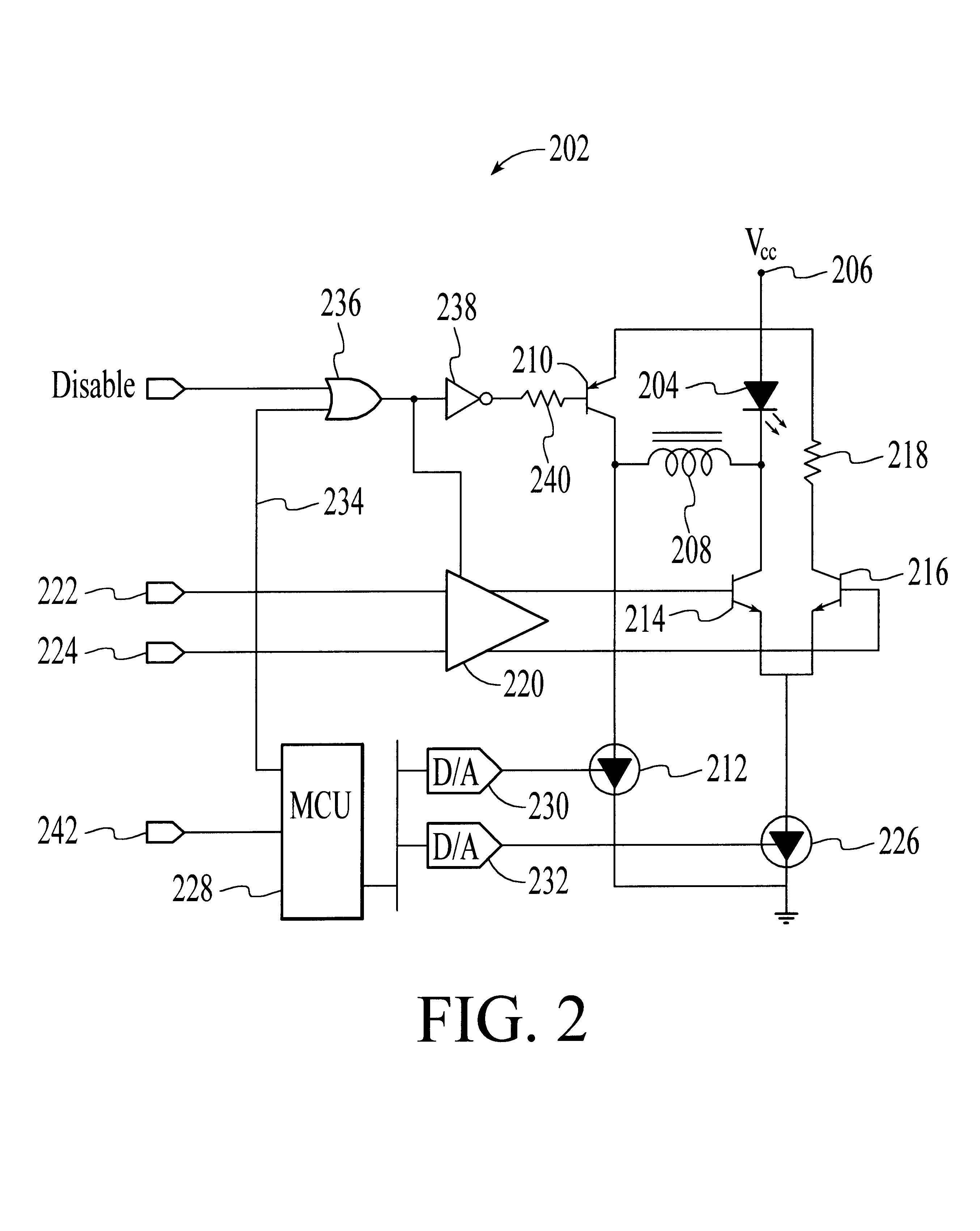 Laser diode optical transmitter for TDMA system with fast enable and disable times