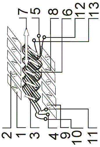 Antipode pulse wave three-wire generator