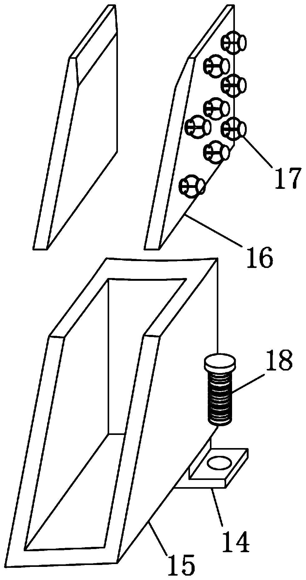 A packaging rack for book display