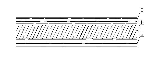 Sub-rail bamboo and wood composite heightening railroad tie plate for concrete sleeper and manufacture method thereof