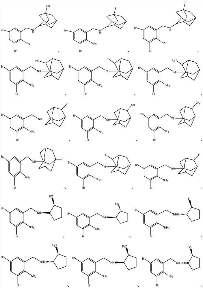 Dibromobenzyl derivative, stereoisomer or salt thereof, and preparation method and application thereof