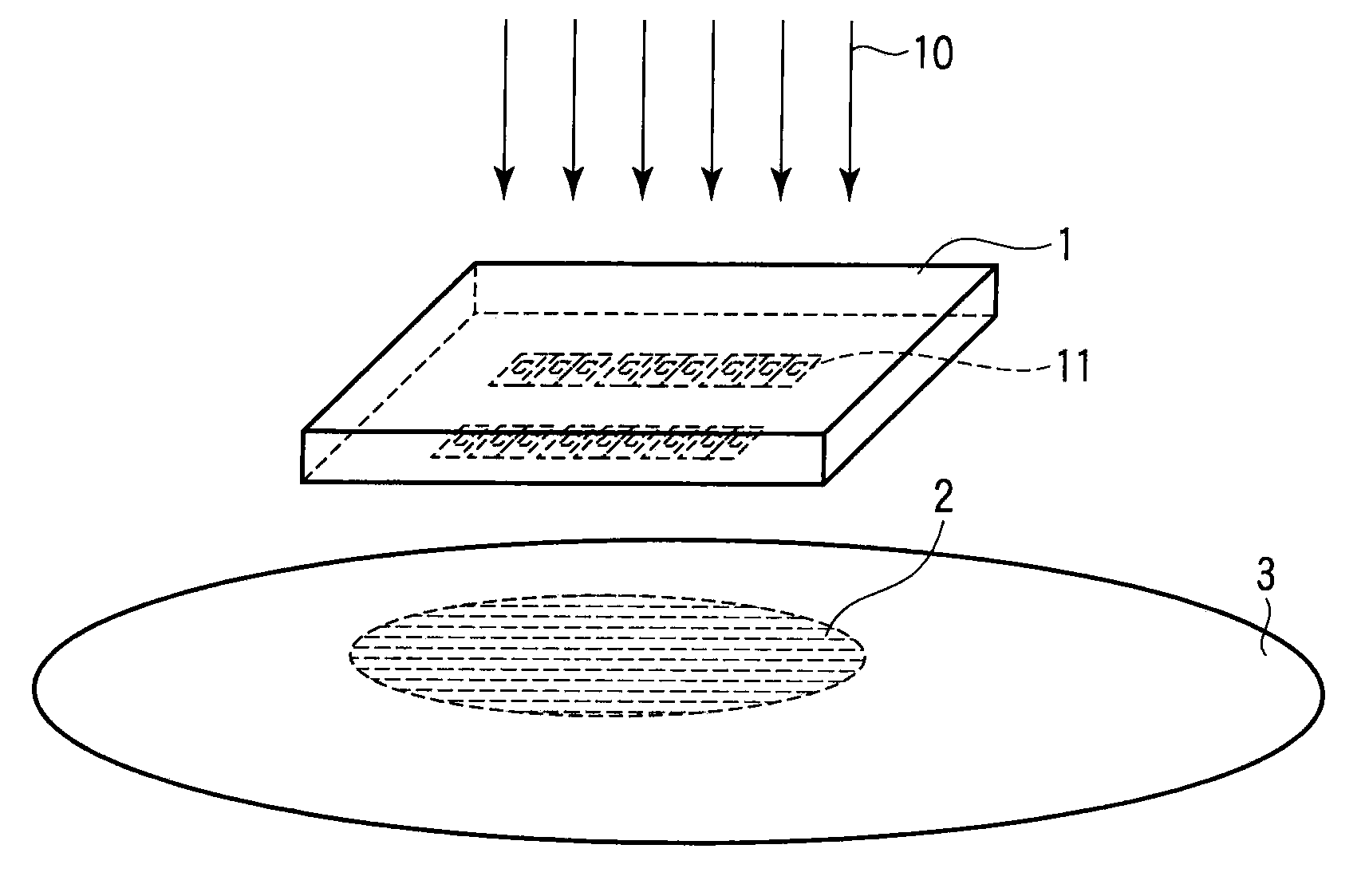 Imprinting mold and pattern formation method