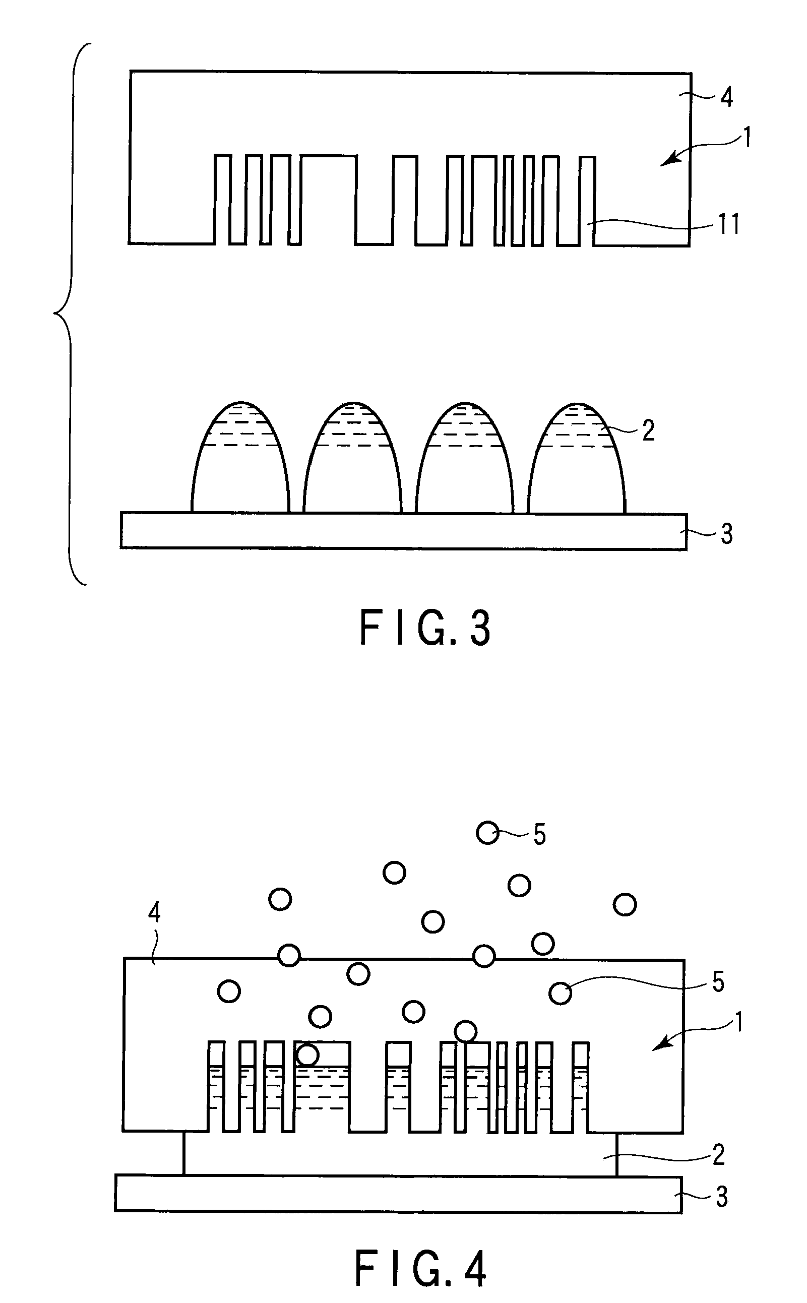 Imprinting mold and pattern formation method