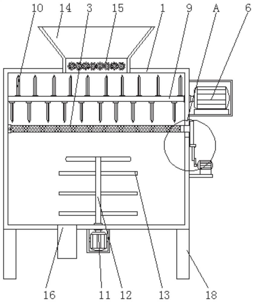 Agricultural straw crushing equipment