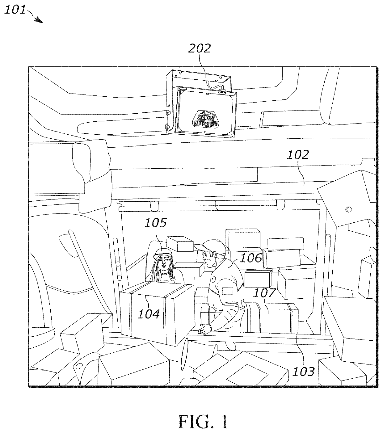 Methods for calculating real time package density