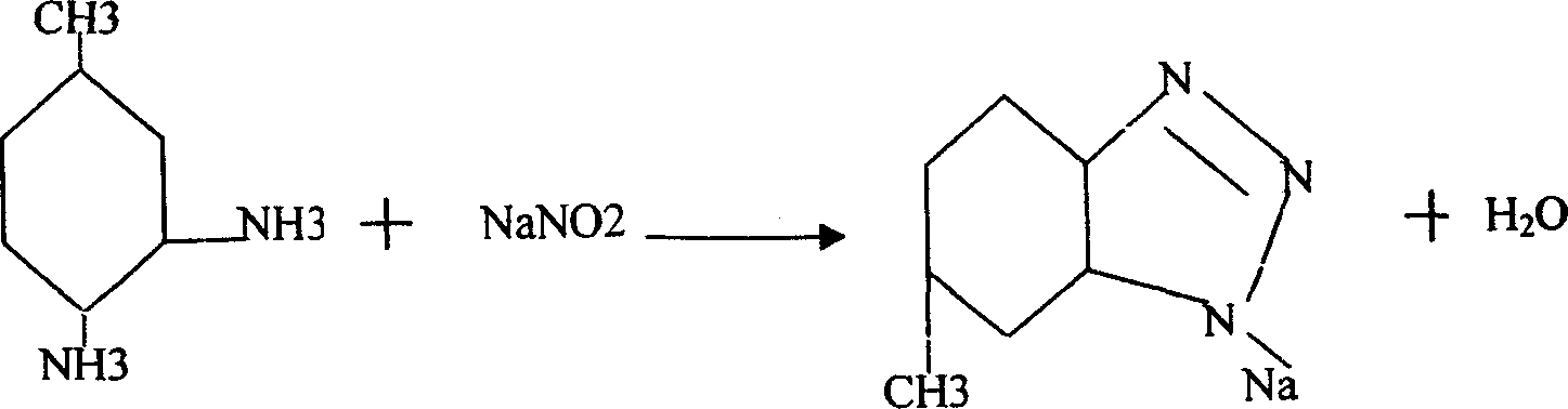 Method for producing 5-methyl benzotriazole