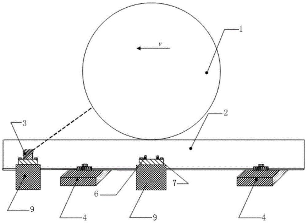 A non-contact wheel diameter dynamic measuring device and its measuring method