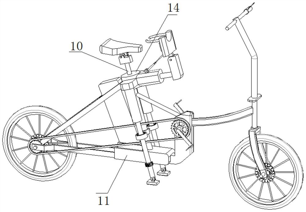 Safe and comfortable electric bicycle