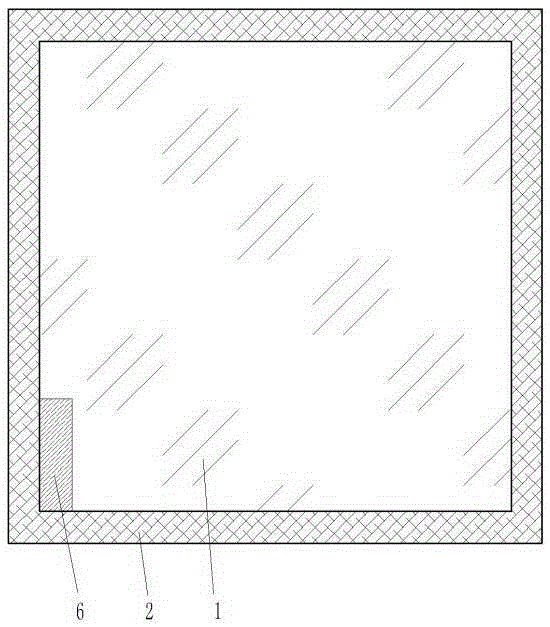 Vacuum glass with getter film