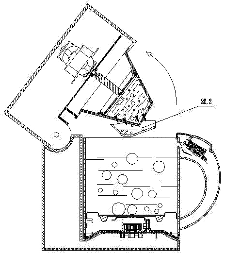 Method for rotationally steeping food through multi-functional kettle