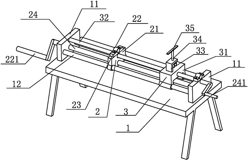 Power transmission wire tensioning and straightening device