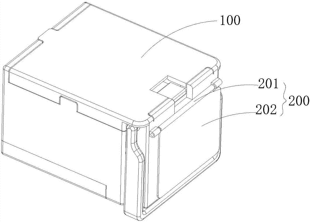 Optical module housing and optical module