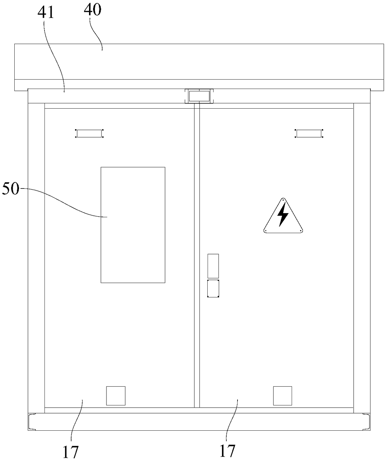 Telecontrol box-type transformer substation for railway