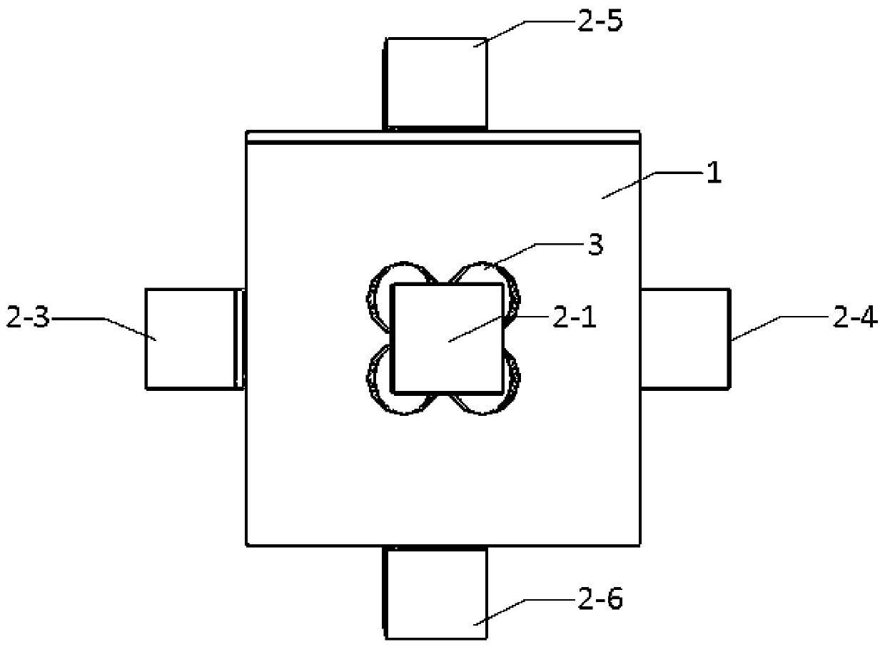 A three-dimensional linkage tethered satellite