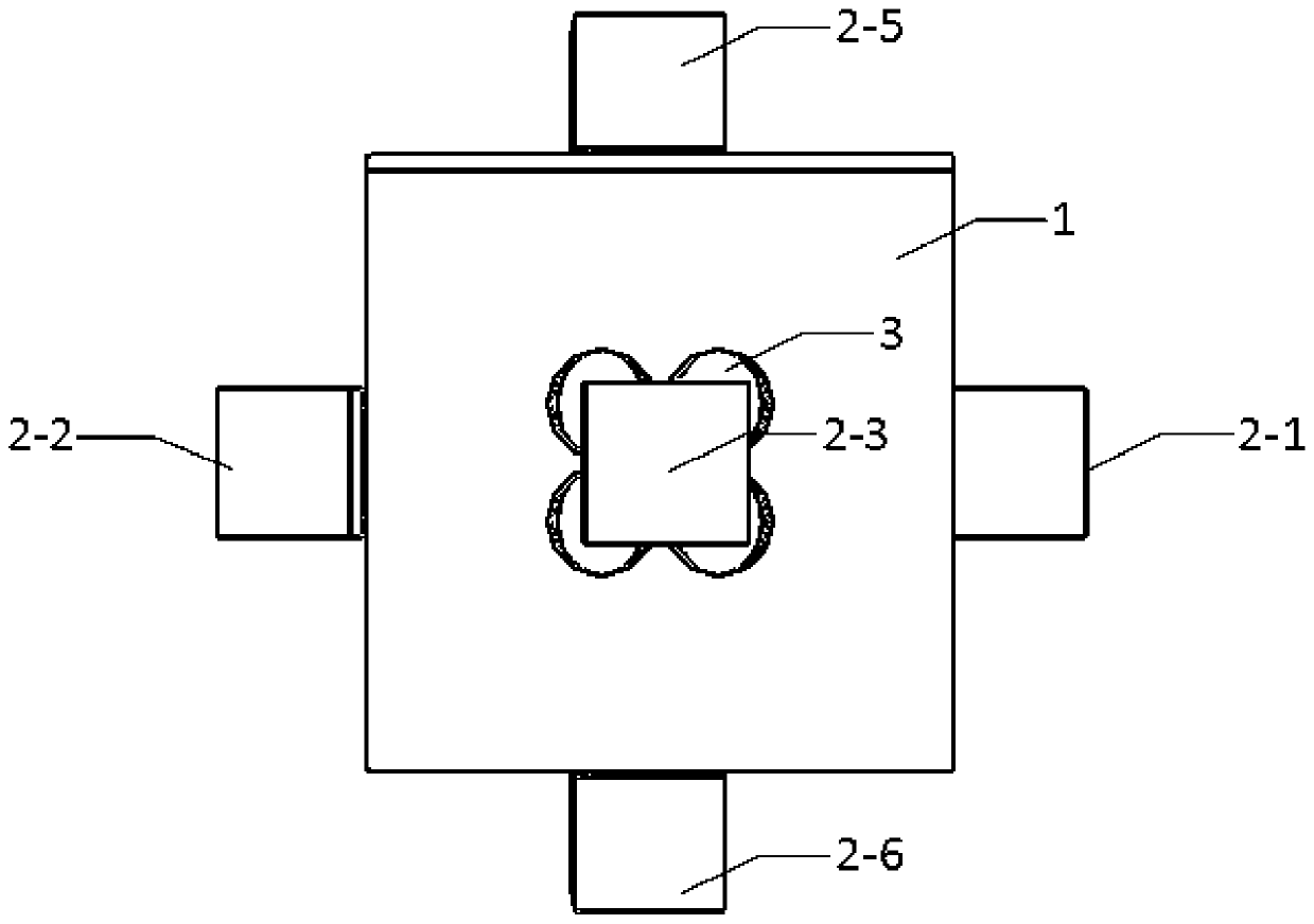 A three-dimensional linkage tethered satellite