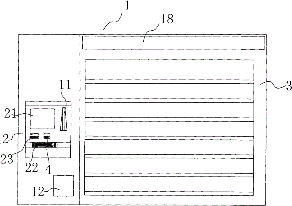 Full-automatic library service station and operation method thereof