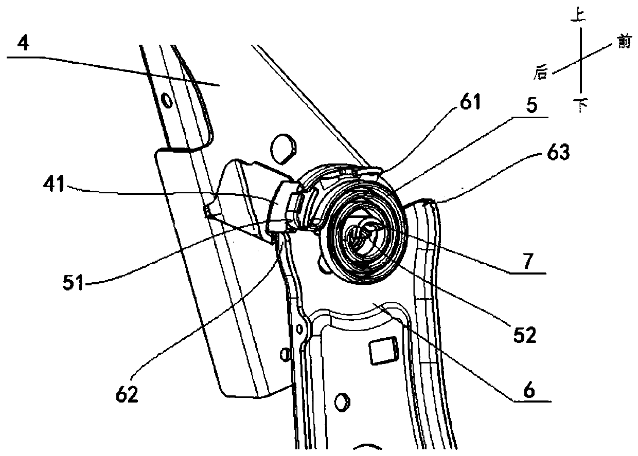 Automobile seat turnover mechanism
