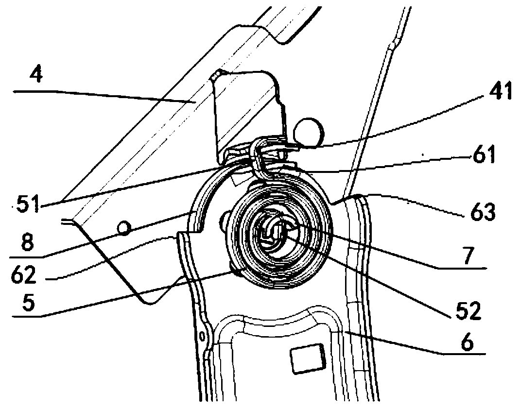 Automobile seat turnover mechanism