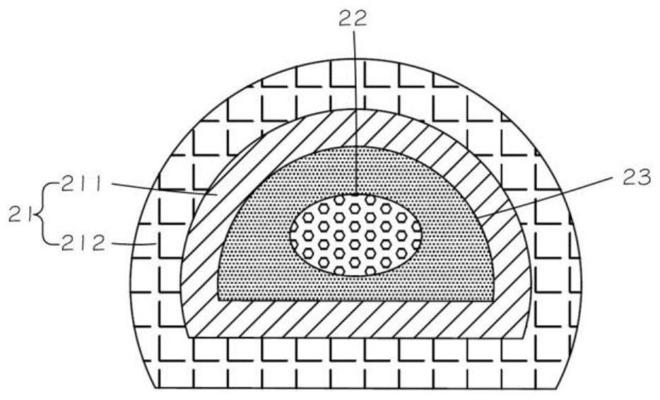 Chinese yam egg-yolk puff and preparation method thereof