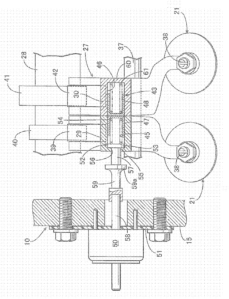 Changeable valve device of internal combustion engine