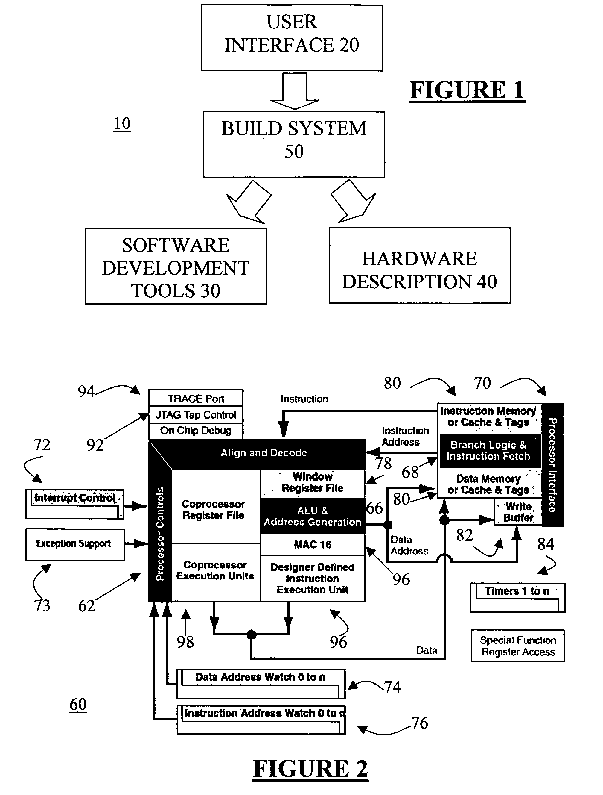 Automated processor generation system for designing a configurable processor and method for the same