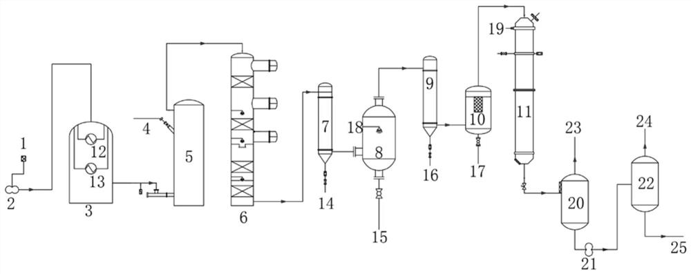 Production process and production system of fatty alcohol polyoxyethylene ether sodium sulfate