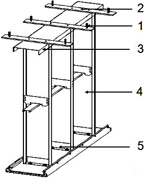 Anti-hanging partition wall of super high-rise building