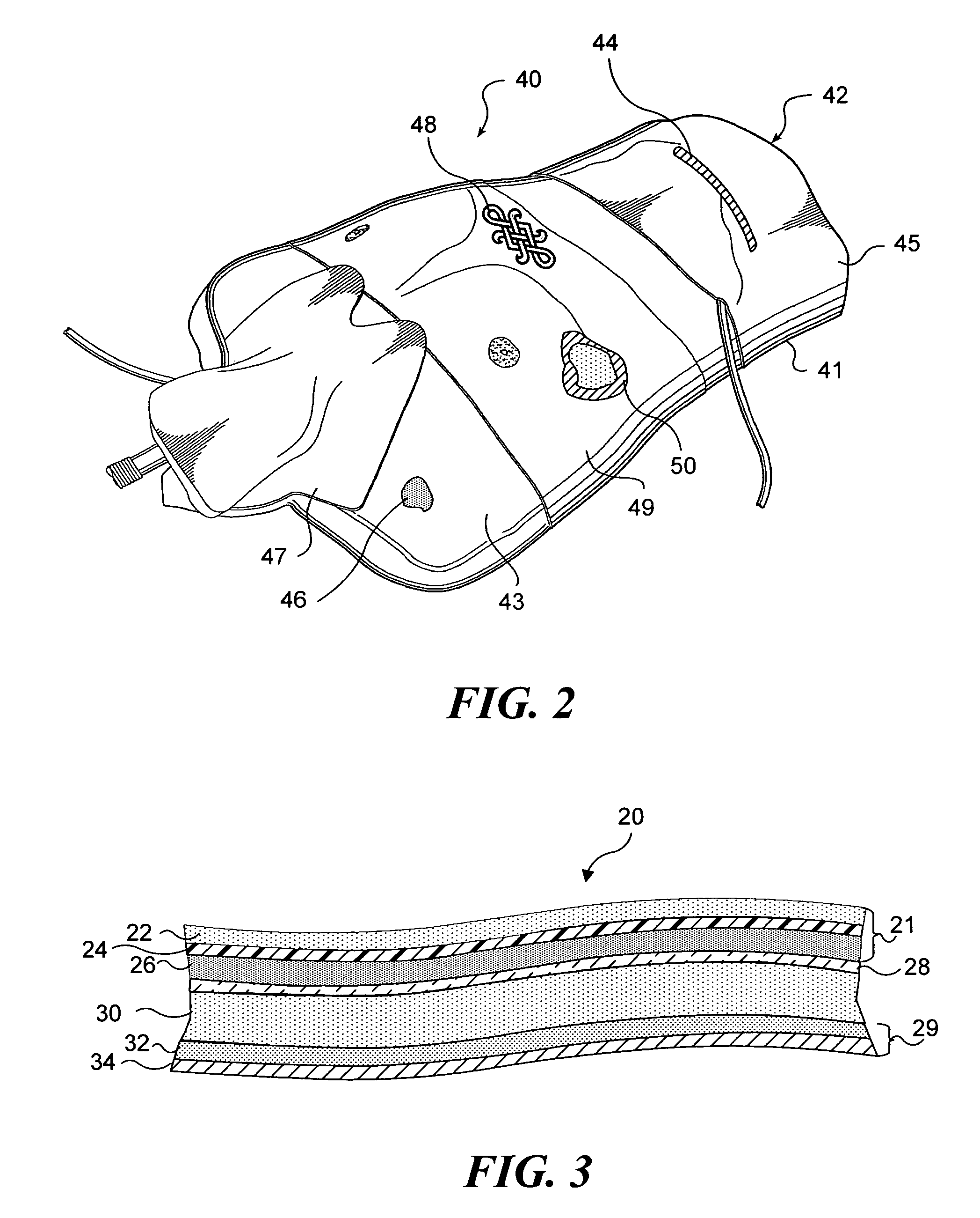 Simulated anatomical structures incorporating an embedded image layer