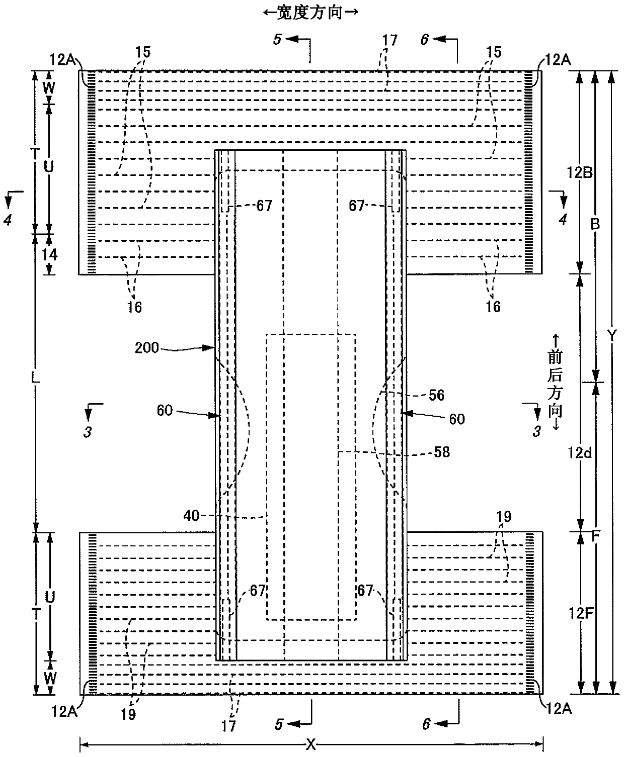 Pants-type disposable diaper and manufacturing method thereof