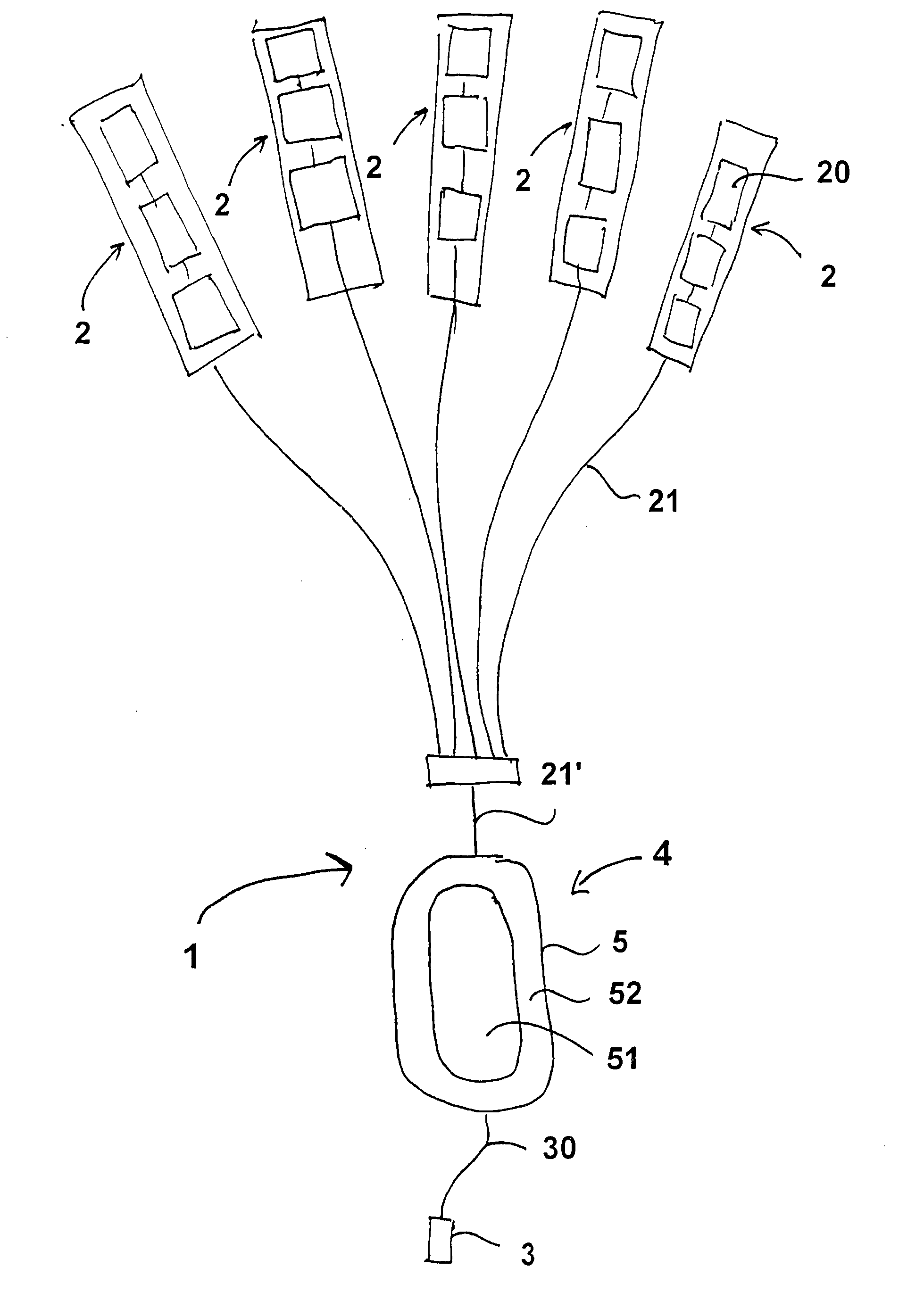 Clothing piece with heating device