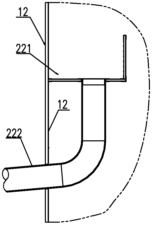 Device used for preventing flue gas at outlet of chimney from carrying droplets after wet desulphurization